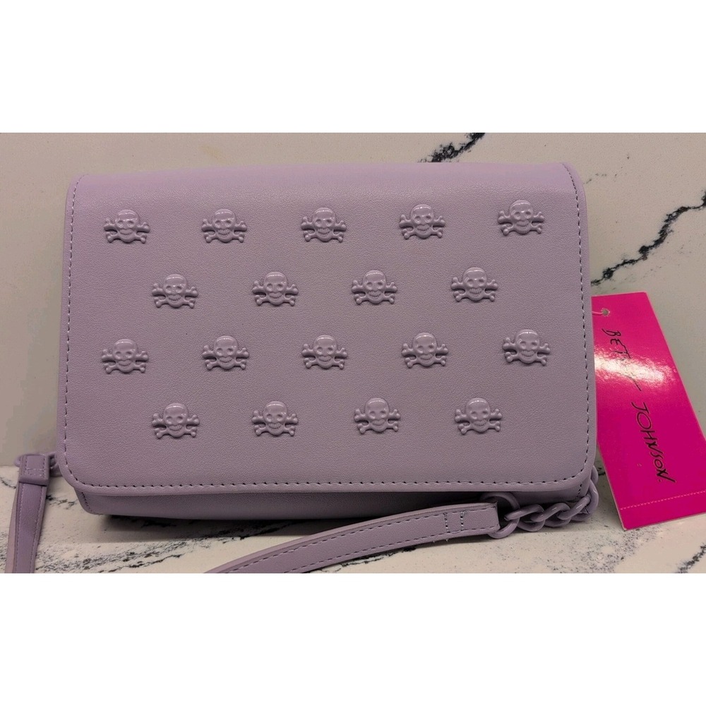 Betsey Johnson Purple Crossbody Bag